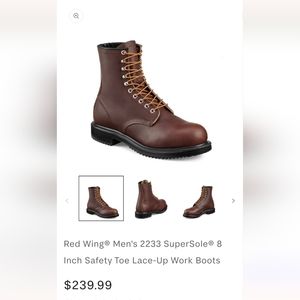 Men's red wing boots